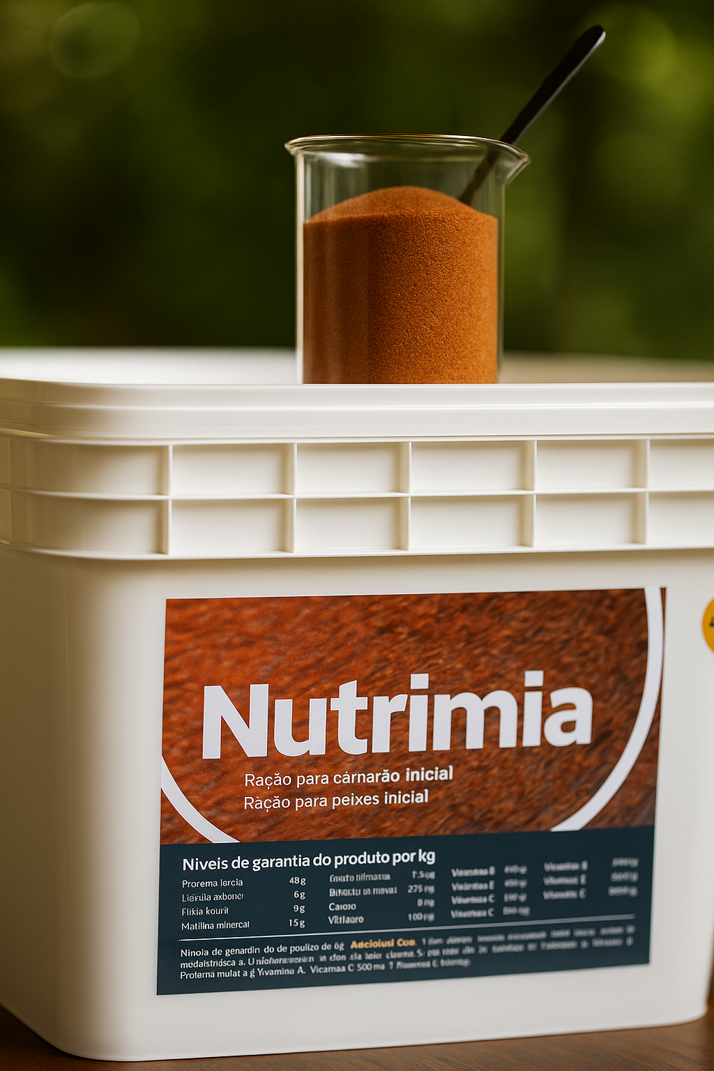 RAÇÃO NUTRIMIA - 350 MICRAS - 100g